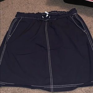 Navy blue skirt